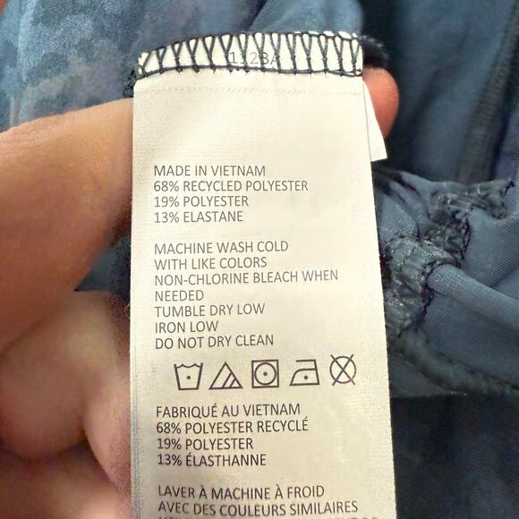 prAna Women's Railay Romper Shorts Blue Pattern Small Tank Top Active Athleisure - Picture 6 of 8